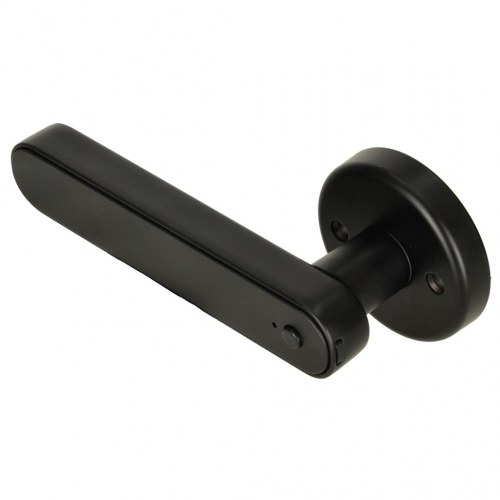 Smart dørhåndtag med fingeraftryk, kode og Bluetooth – indendørs