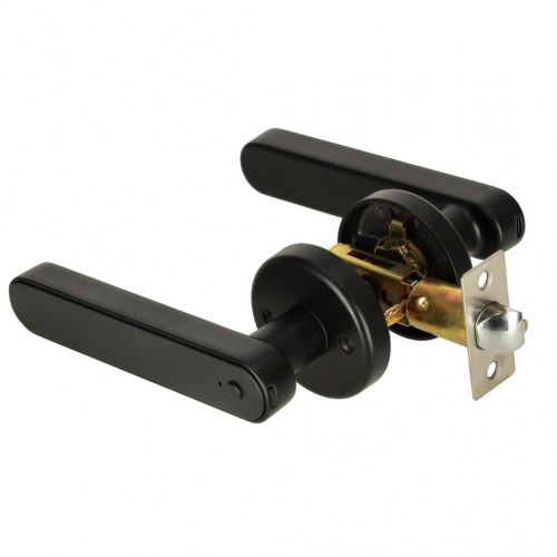 Smart dørhåndtag med fingeraftryk, kode og Bluetooth – indendørs