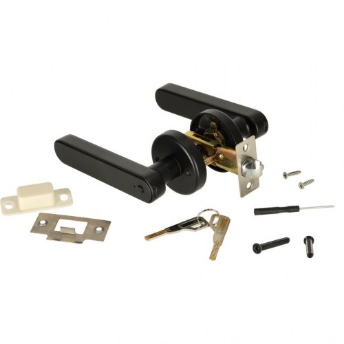 Smart dørhåndtag med fingeraftryk, kode og Bluetooth – indendørs