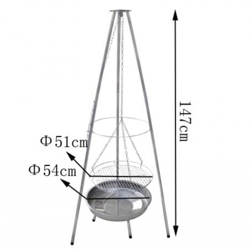 Udendørs Grill Rustfrit stål