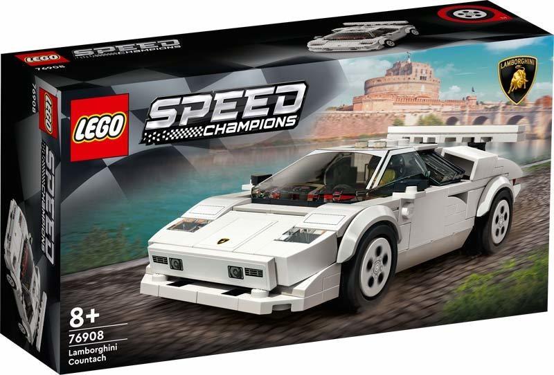 LEGO Speed Champions 76908 – Lamborghini Countach byggesæt (hvid)