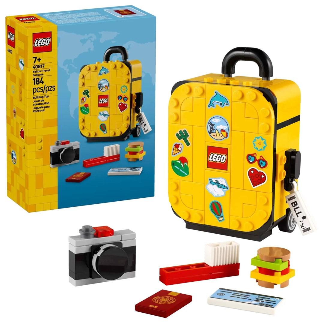LEGO 40817 Gul rejseskuffert - byggesæt til børn 7+