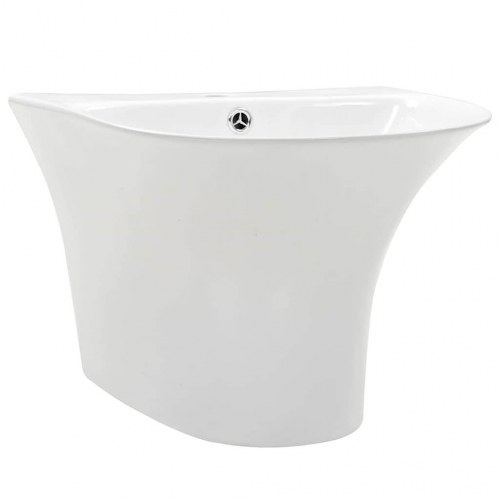 Vask Hvid 47 x 45 x 37 cm Glaseret Keramik