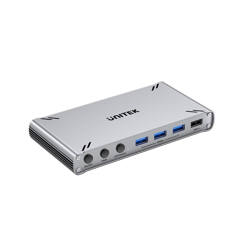 UNITEK USBâC KVM-switch 10 Gbps med HDMI â 4K 30 Hz