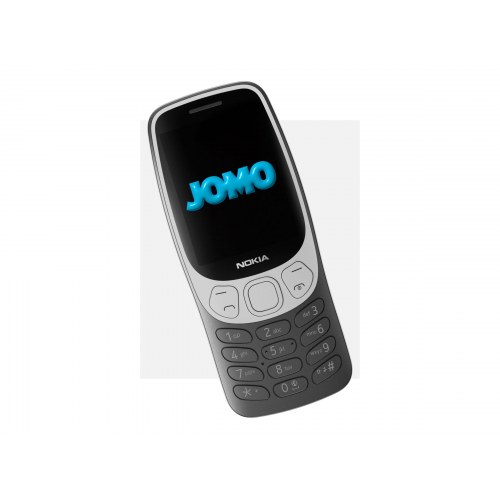 Nokia 3210 2,4" 4G dual‑SIM – grunge-sort funktionstelefon