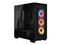 Corsair 3500X RS-R ARGB mid tower kabinet - Extended ATX, sort, hærdet glas billede