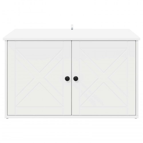 Kat Hus Hvid 85 x 55 x 50,5 cm Konstrueret træ