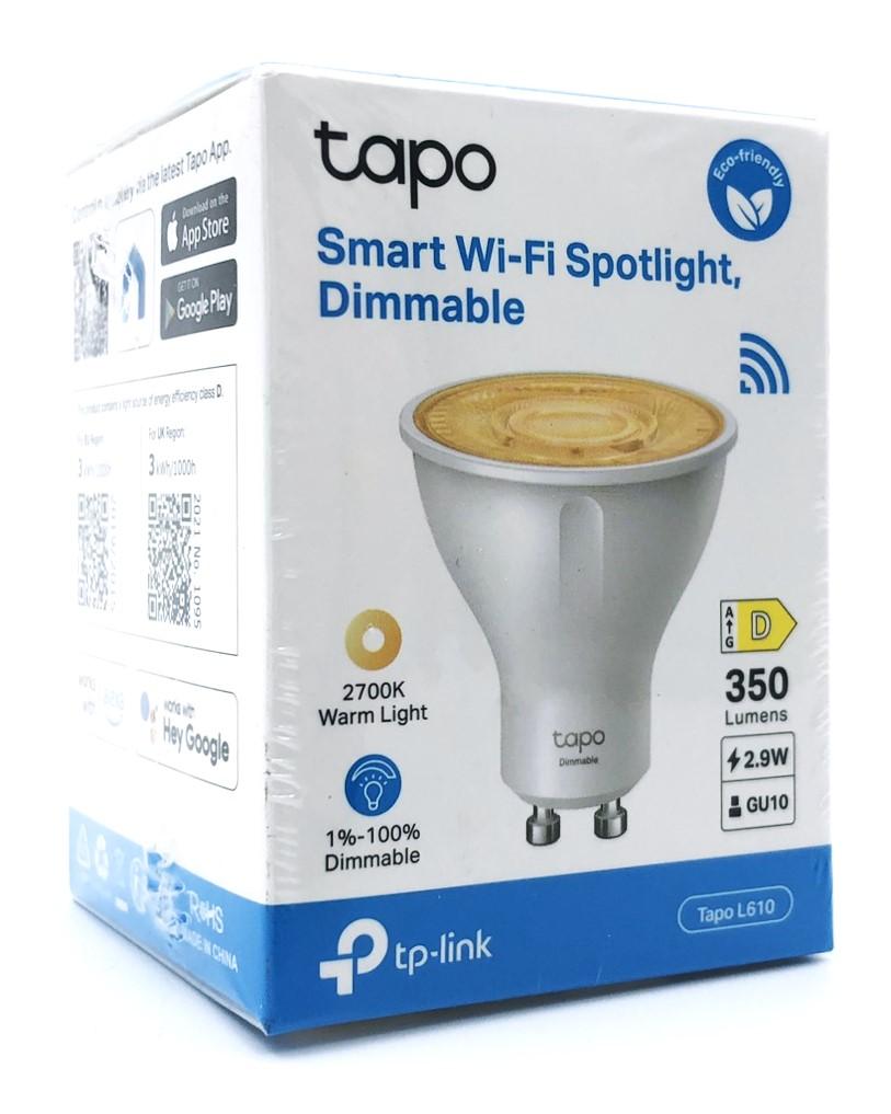 TP-Link Tapo L610 GU10 smart LED-spot 2,9 W  dæmpbar 350 lm 2700 K