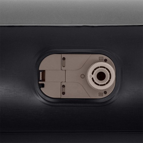 Bestway oppustelig madras 203 × 152 × 46 cm - grå/sort