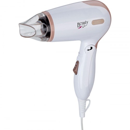 JATA SC47B hårtørrer 1200 W - foldbar rejsehårtørrer med diffuser og koncentrator