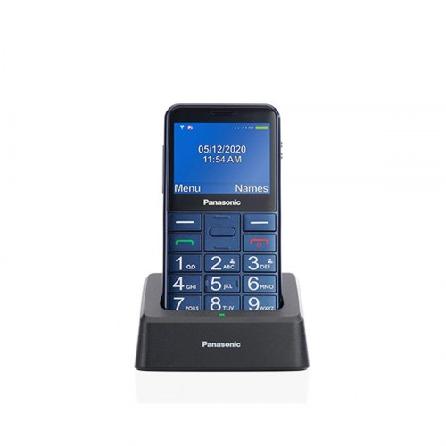 Panasonic KX-TU155 - enkel mobiltelefon 2,4" til senior - Blå