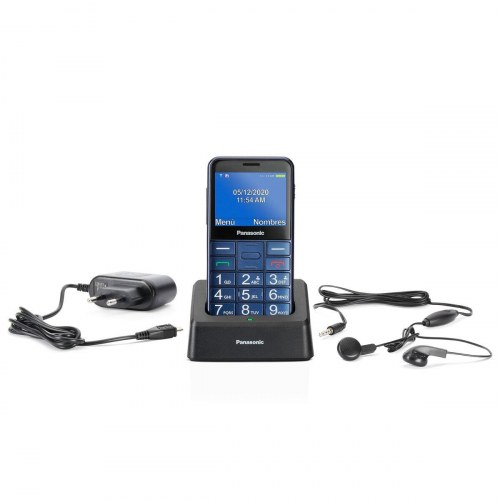 Panasonic KX-TU155 - enkel mobiltelefon 2,4" til senior - Blå