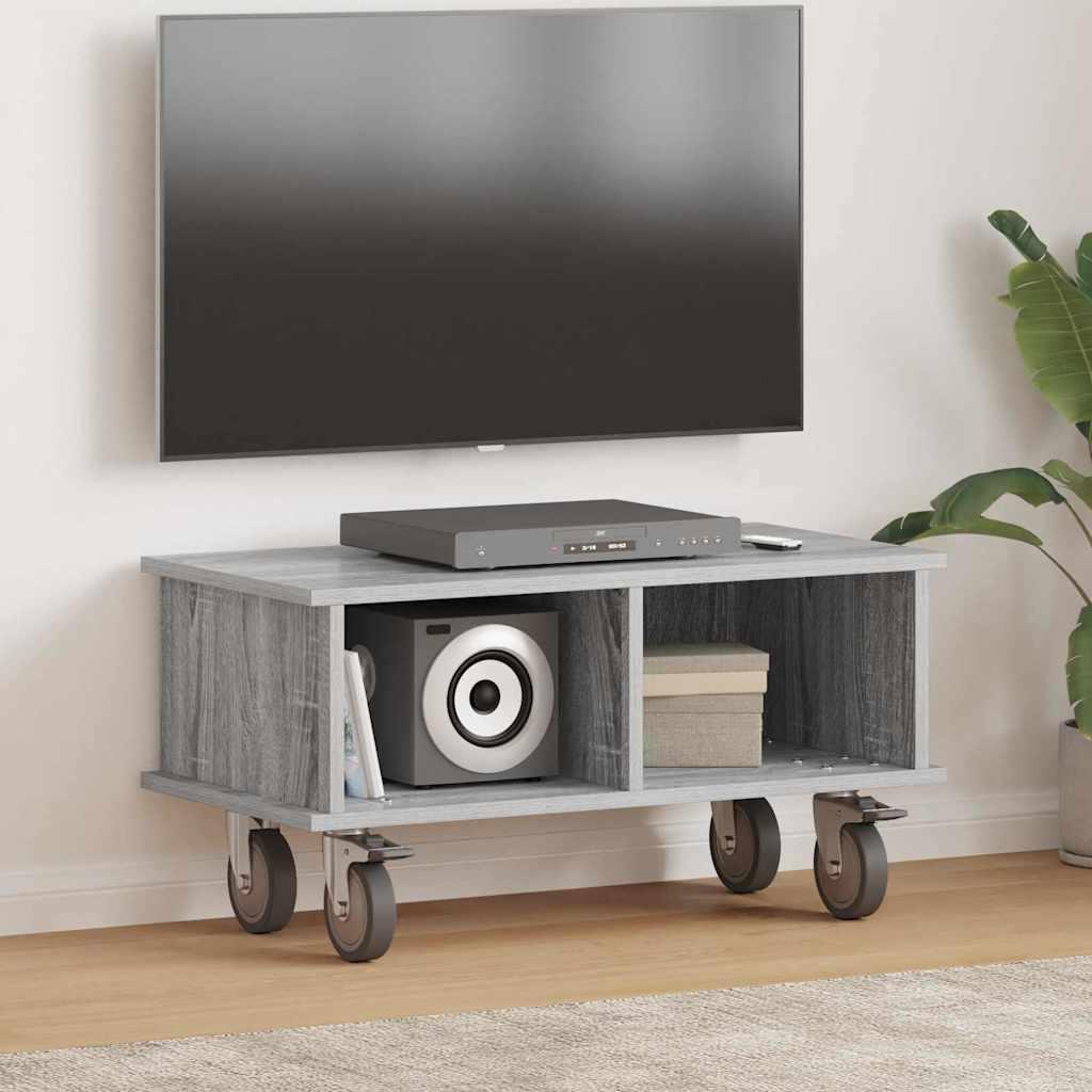 Tv-bord Konstrueret Træ - Grå sonoma-eg / 68,5 x 35 x 35 cm