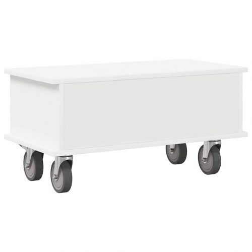 TV-bord Hvid 68,5 x 35 x 35 cm Konstrueret træ