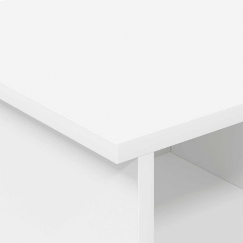 TV-bord Hvid 68,5 x 35 x 35 cm Konstrueret træ