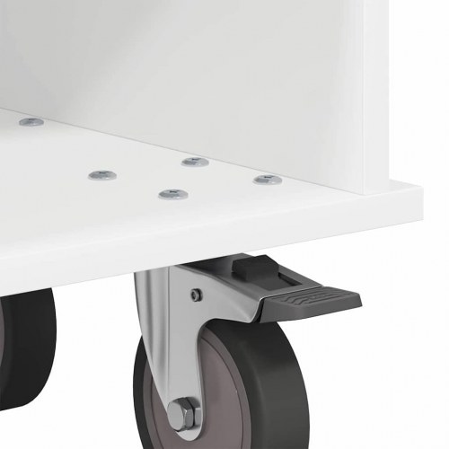 TV-bord Hvid 68,5 x 35 x 35 cm Konstrueret træ