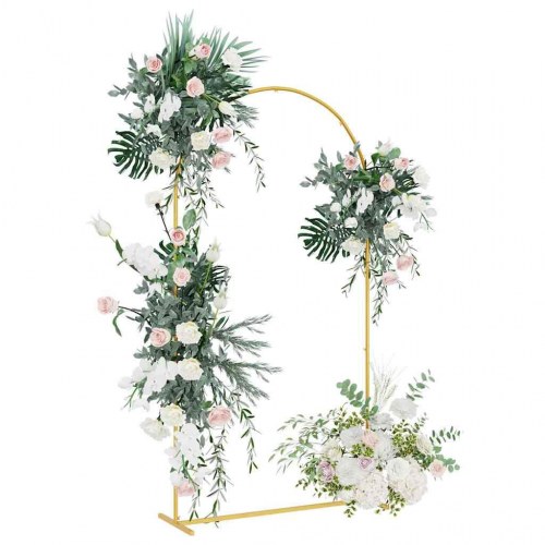 Bryllupsbue i guld - stål, 100 × 39 × 200 cm