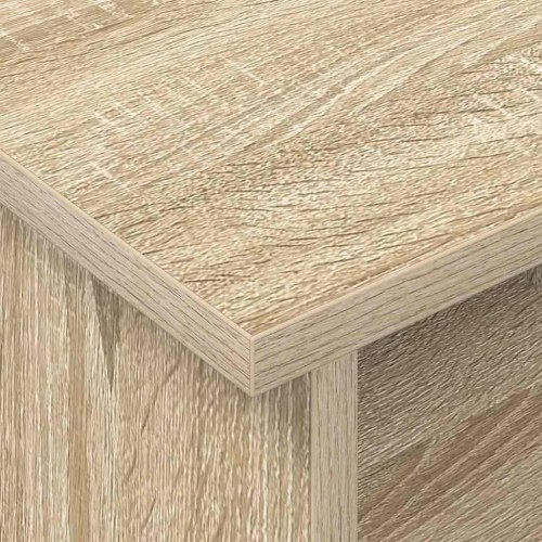 TV-bord i sonoma eg 100 × 35 × 35 cm - konstrueret træ, med opbevaring