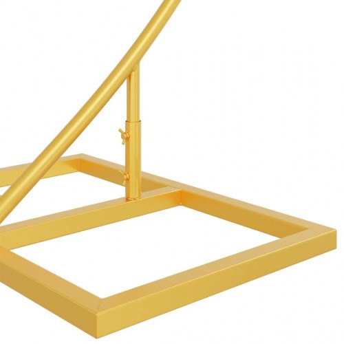 Bryllupsbue - guld rund bue i stål 220 × 45 × 200 cm