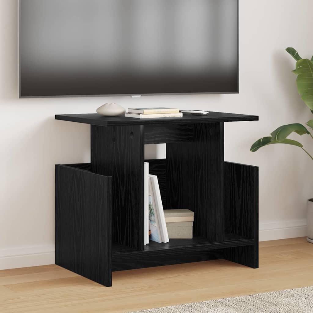TV-bord Sort eg 50 x 35 x 45 cm Konstrueret træ