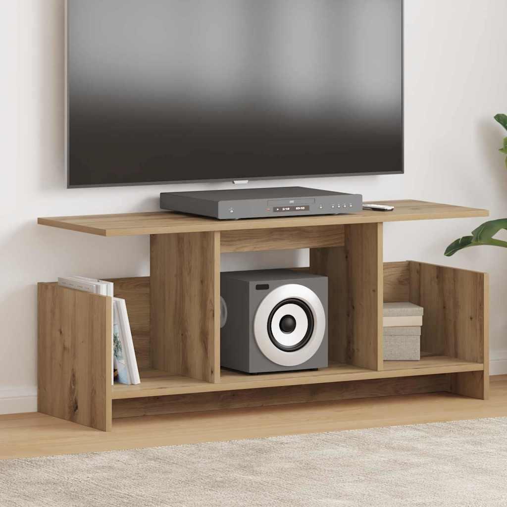 TV-bord Artisan Egetræ 102 x 35 x 45 cm Konstrueret træ
