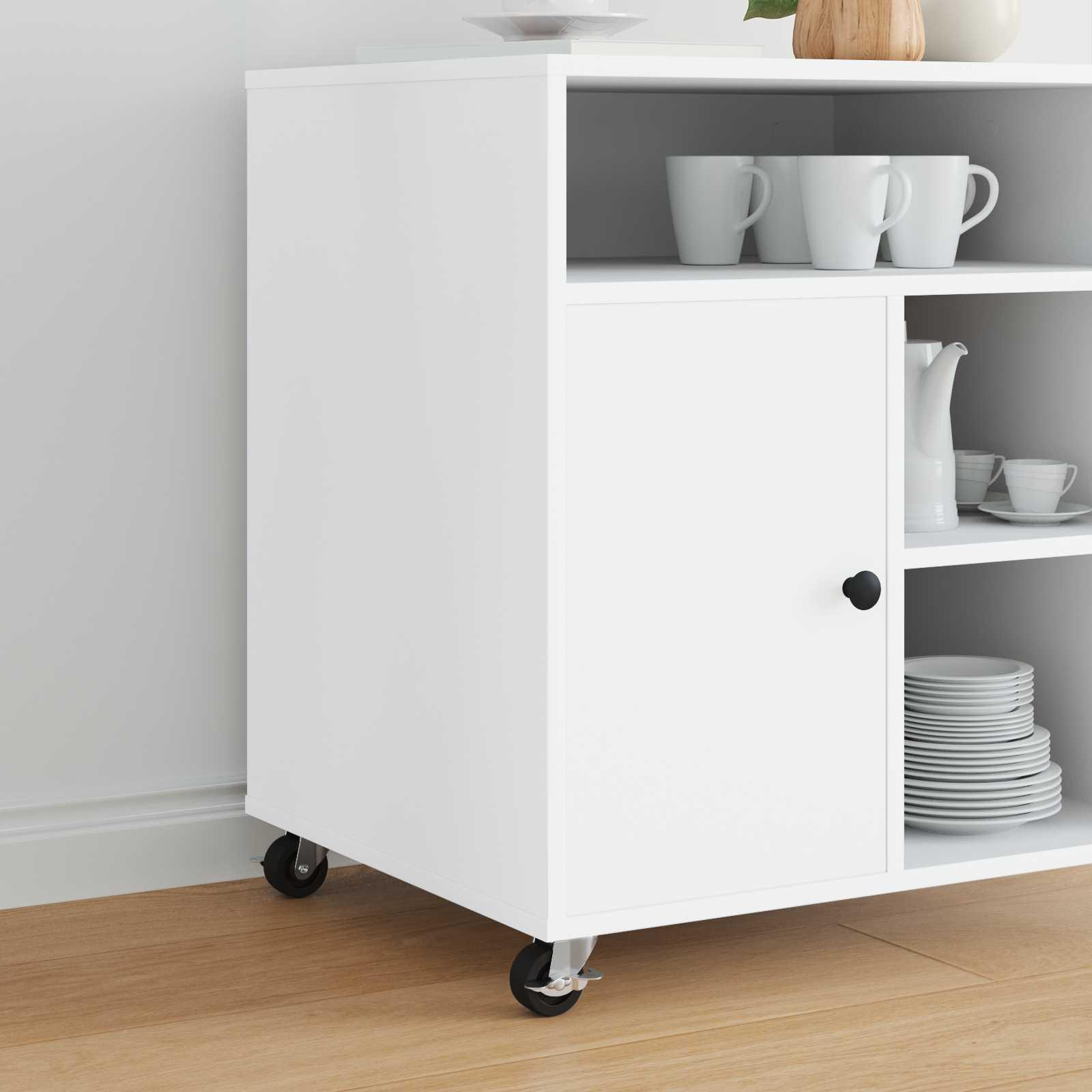 Hjul 12 stk Sort og sølv 63 x 48 x 46 mm Jern og nylon
