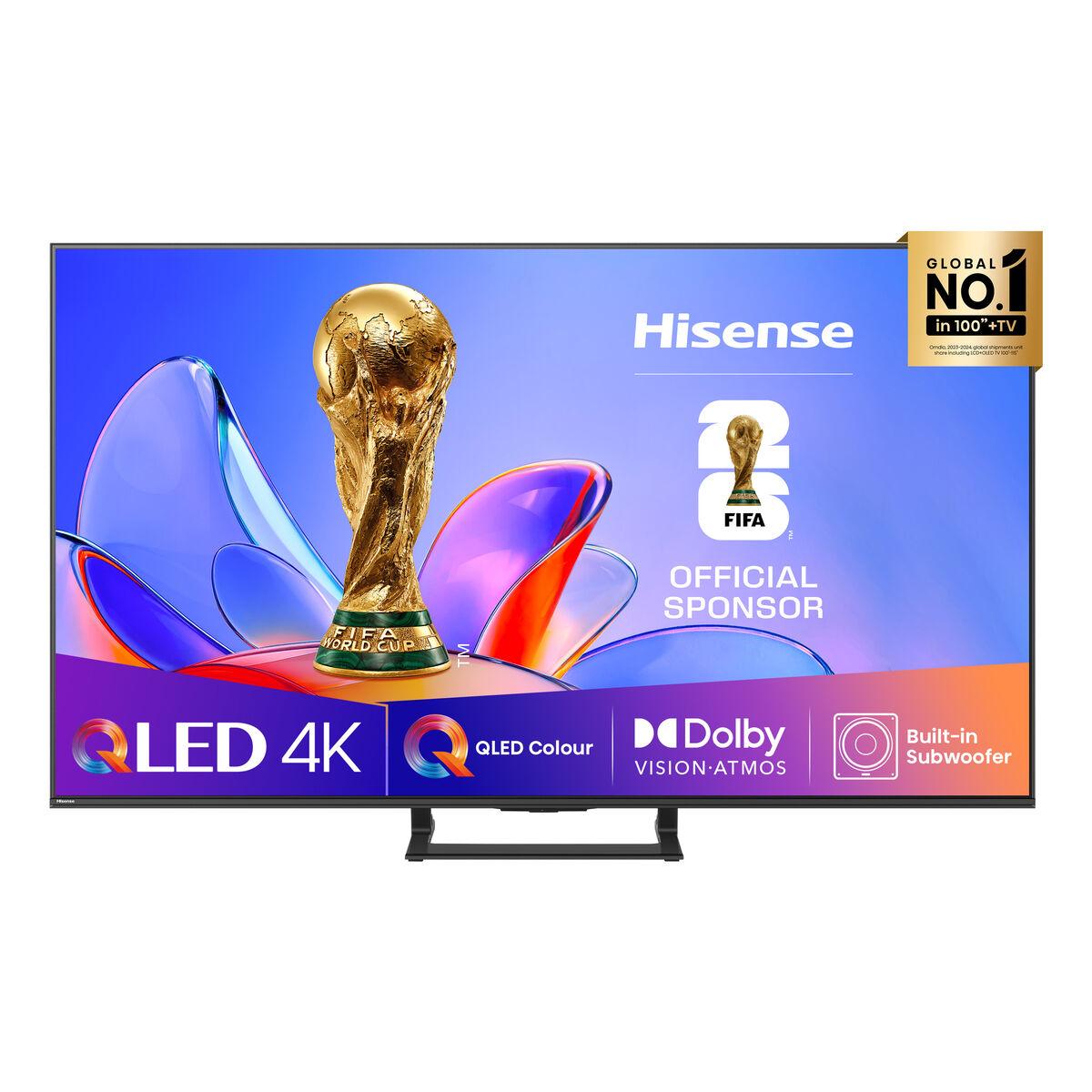 Hisense 75A7K 75" QLED 4K Smart TV med HDR og Dolby Vision/Atmos