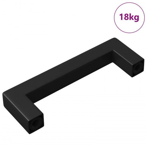 Møbel Håndtag 429 stk Sort 110 x 12 x 36 mm Jern