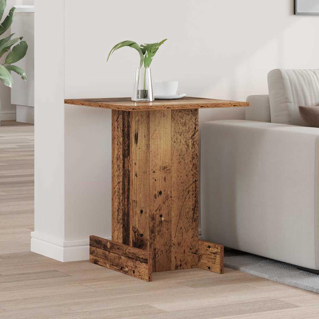 Endebord Gammelt træ 44,5 x 45 x 55 cm Konstrueret træ