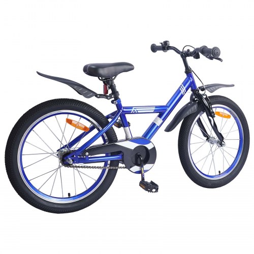 Børnecykel 20 tommer til børn i alderen 6-11 år Mørk blå