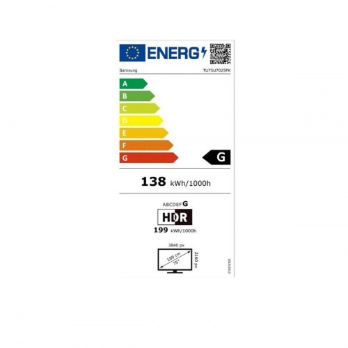 Samsung TU75U7025F 75" 4K Ultra HD LED Smart TV (HDR)