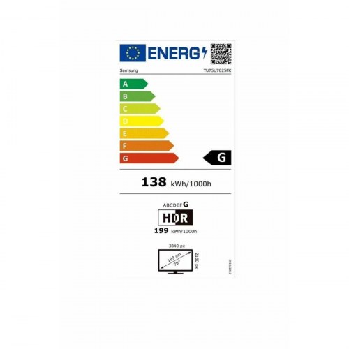 Samsung TU75U7025F 75" 4K Ultra HD LED Smart TV (HDR)