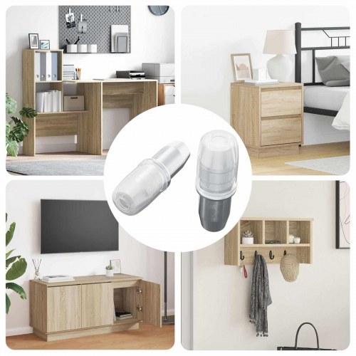 Hylde Peg 2 stk Sølv 7 x 16 mm Jern