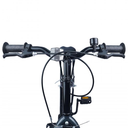 Børnecykel 20 tommer til børn i alderen 6-11 år Sort