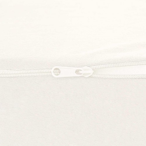 Benpude i kileform 68 x 25 x 21,5 cm - hvid