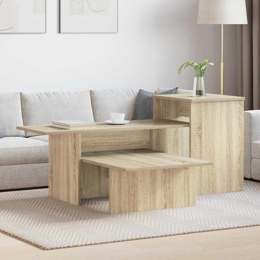 Konsolbord Sonoma eg 80 x 50 x 225 cm Konstrueret træ