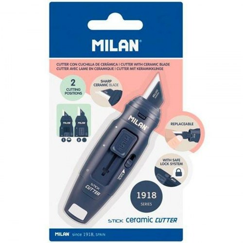 Milan STICK keramisk hobbykniv - marineblå, 24 stk.