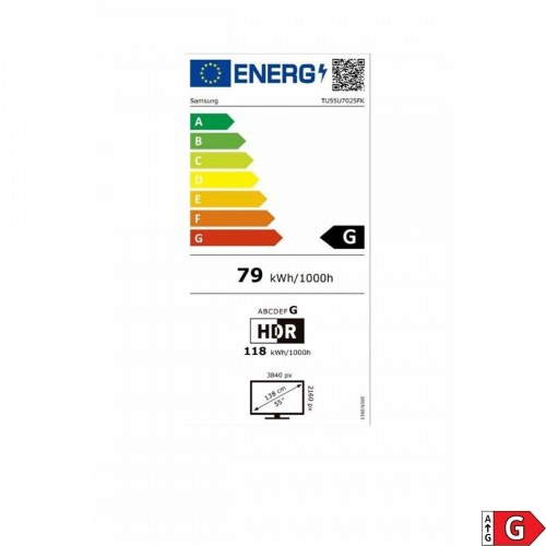 Samsung TU55U7025F 55" 4K Ultra HD LED Smart TV med HDR