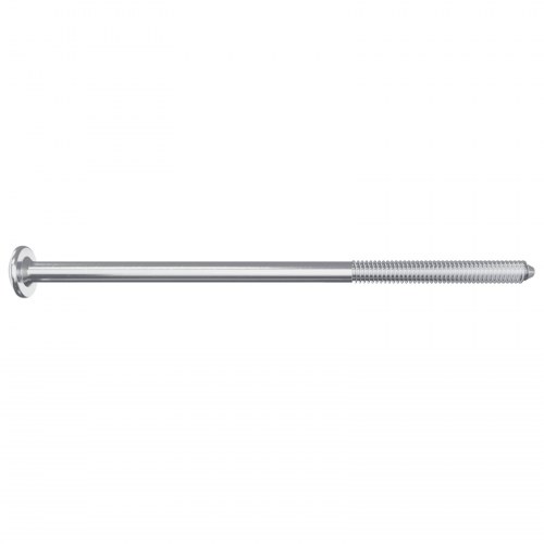 Møbelskruer 2 stk Sølv M6 x 120 mm Stål