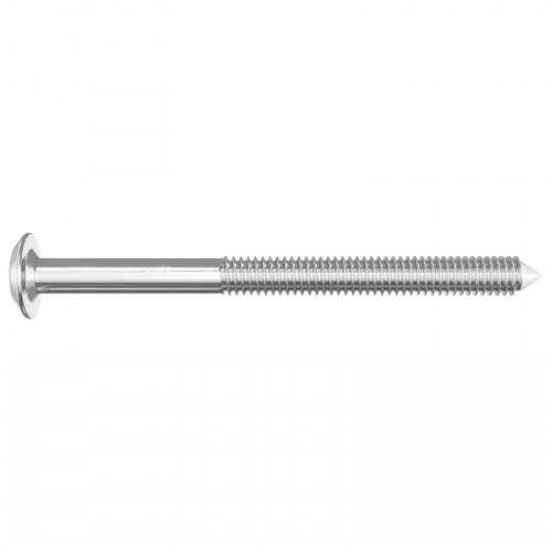 Møbelskruer 2 stk Sølv M6 x 85 mm Stål