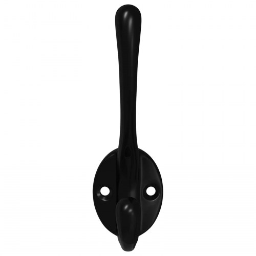 Tøjkrog 346 stk Sort 102 x 29 x 47 mm Zinklegering