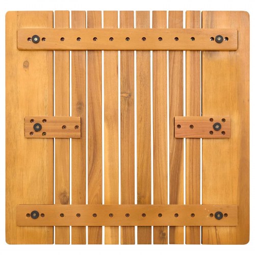 Bademåtte Ensfarvet Brun 59 x 40 cm træ