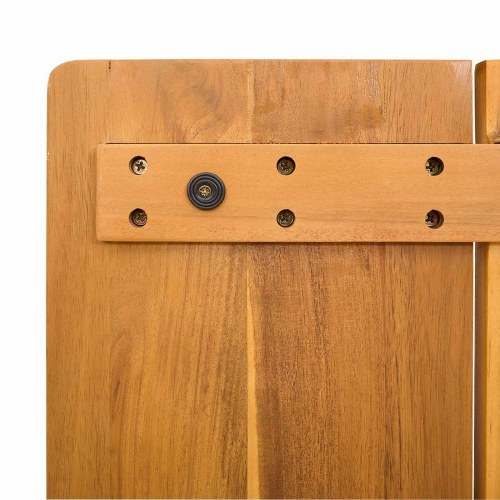 Bademåtte Ensfarvet Brun 59 x 40 cm træ