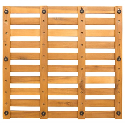 Bademåtte Ensfarvet Brun 100 x 53 cm træ