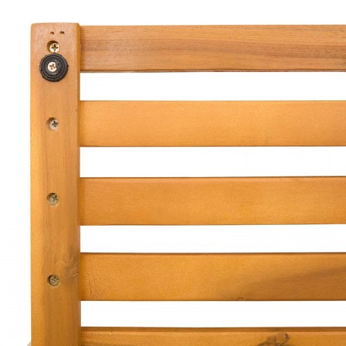 Bademåtte Ensfarvet Brun 100 x 53 cm træ