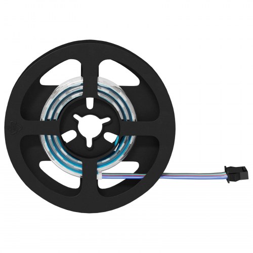 LED Strip 4 stk Sort og Gennemsigtig 40 x 0,8 x 0,3 cm