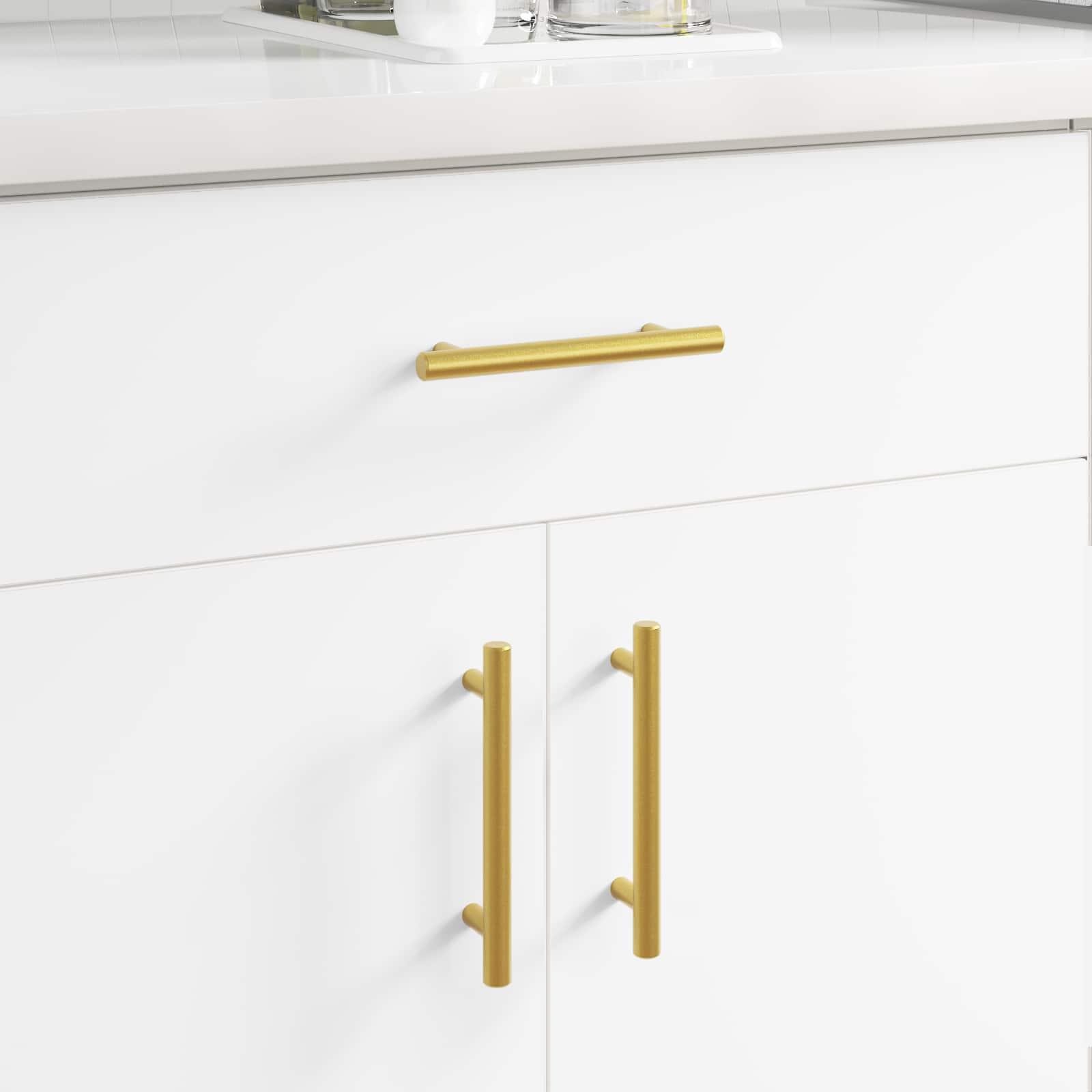 Skab Håndtag 2 stk Guld 150 mm Rustfrit stål