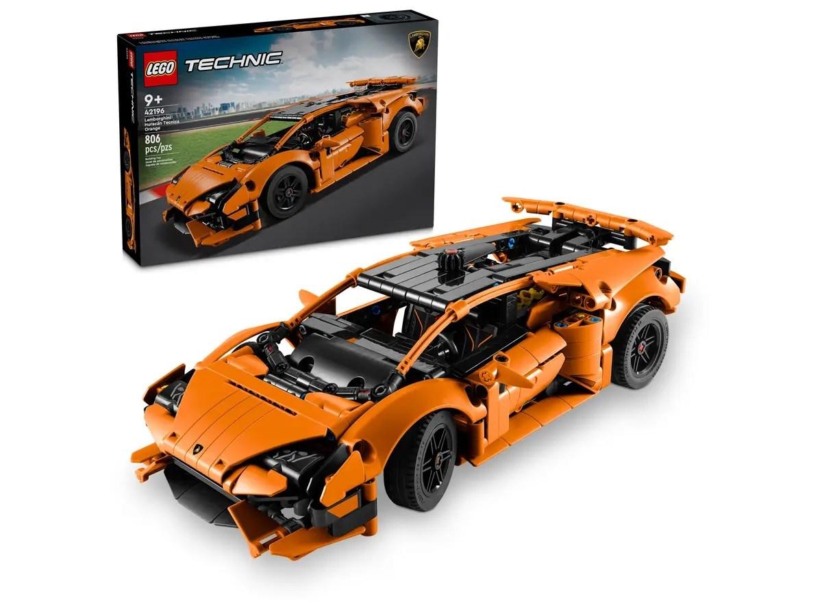 LEGO Technic 42196 Lamborghini Huracán Tecnica - Orange (806 dele) billede