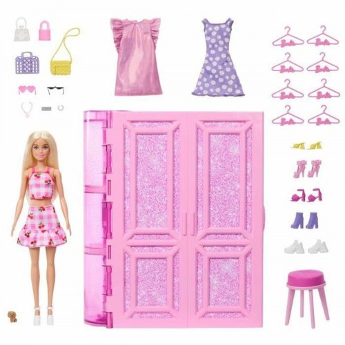 Barbie Dukke - Dream Closet med garderobeskab