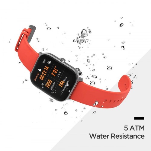 Amazfit GTS - smartwatch 42 mm, 1,65" AMOLED - Orange